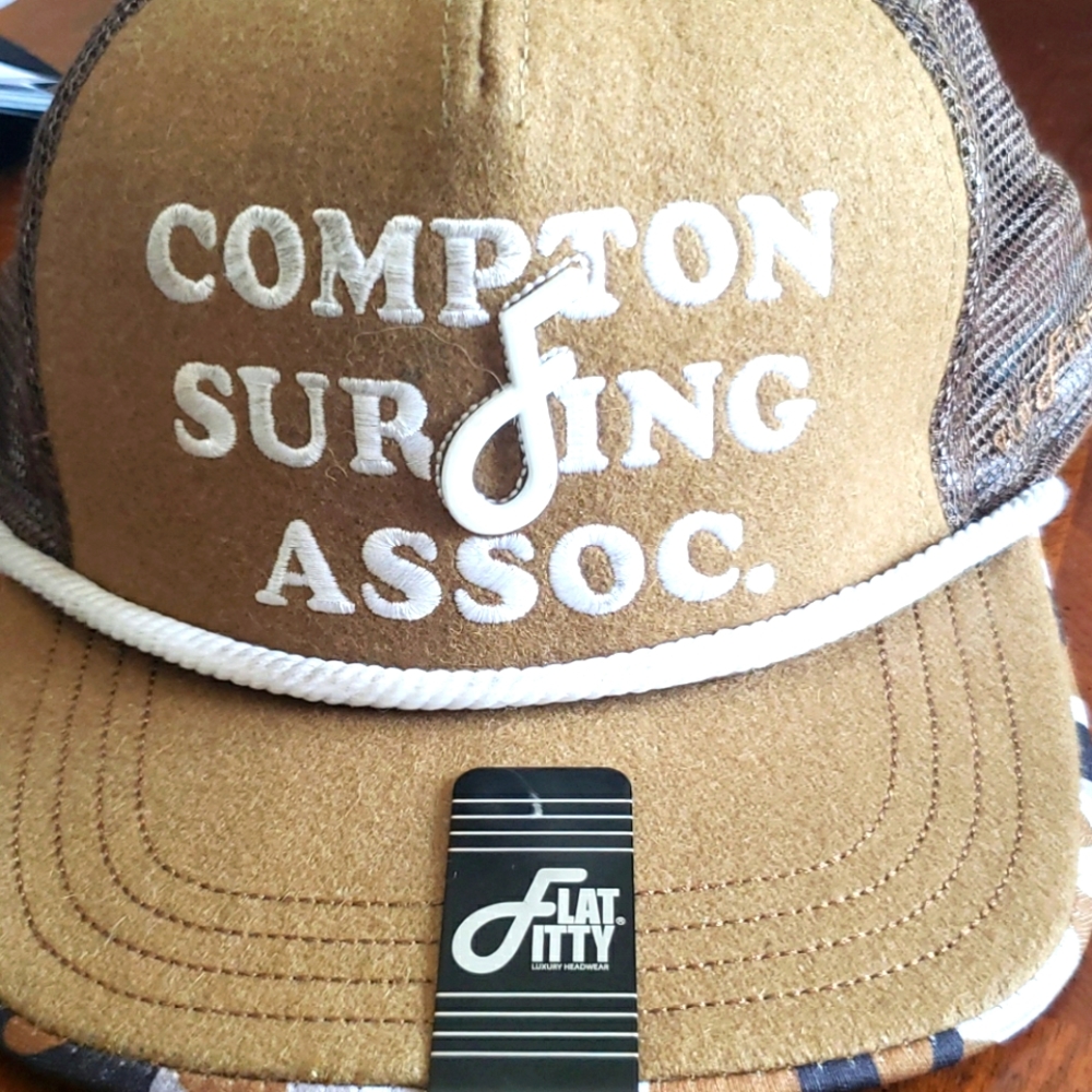 Compton Surfing Association Flat Fitty Snapback